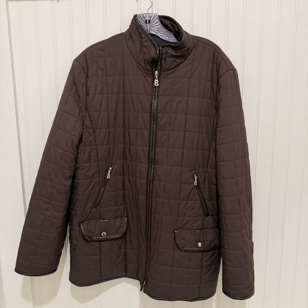 Bogner Women’s Dark Brown Quilted Puffer Jacket 14
